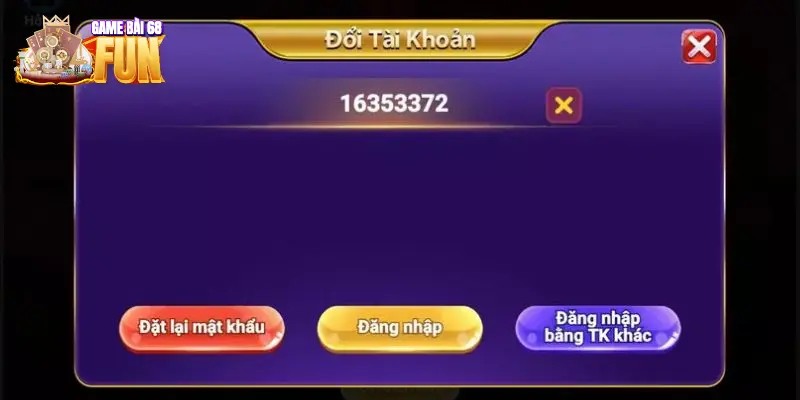 3 trường hợp người chơi cần đổi mật khẩu 68 game bài